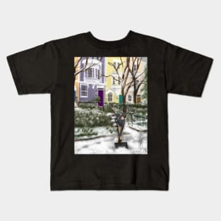 Winter on Capitol Hill Kids T-Shirt